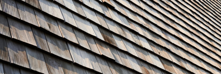 Close-Up of Cedar Roofing in Glen Mills, PA